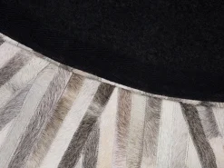 Clearance Beliani Matto Lehmannahka Harmaa 140 Cm Simav