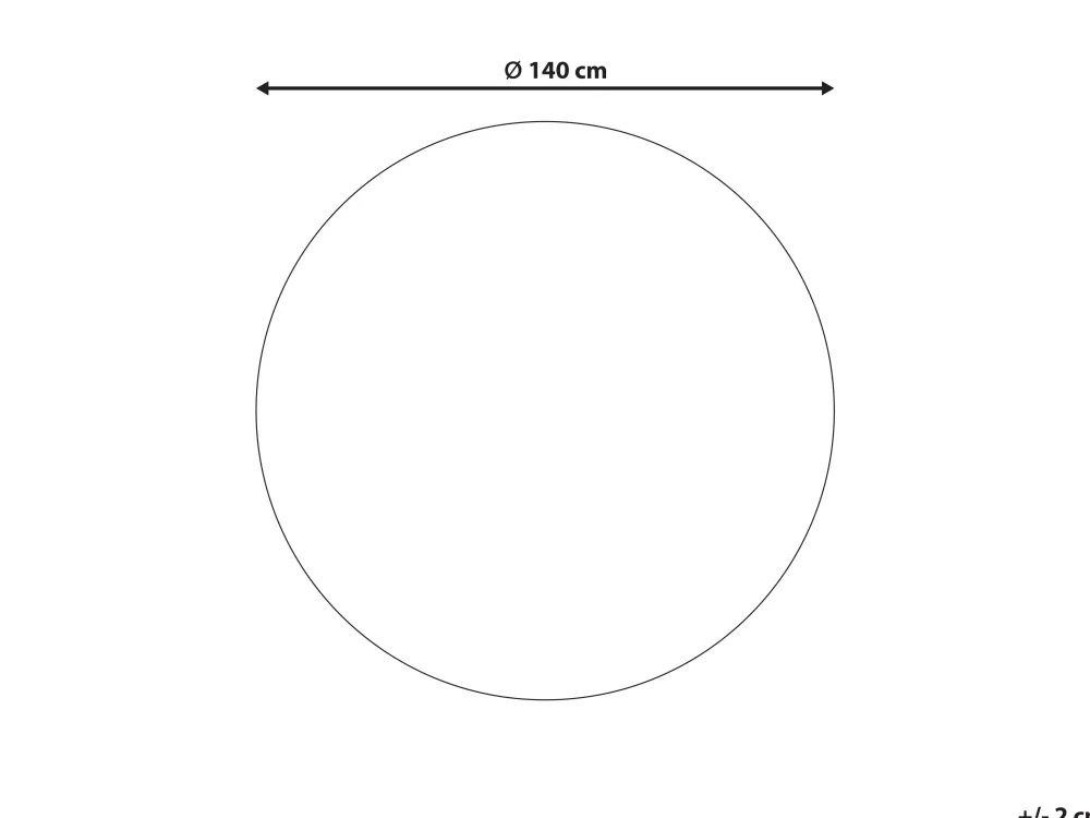 Clearance Beliani Matto Lehmannahka Harmaa 140 Cm Simav