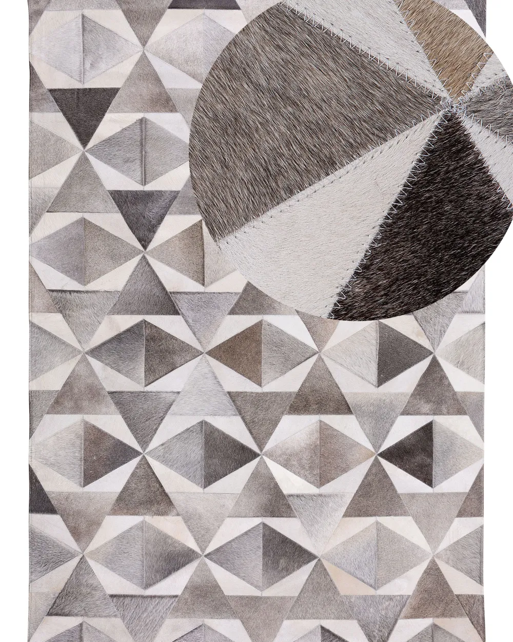 Matot<Beliani Matto Lehmannahka Harmaa 160 X 230 Cm Alaka