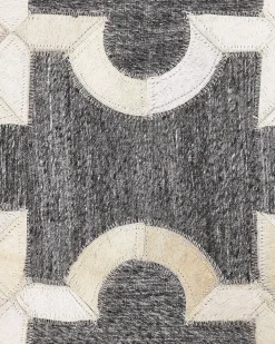 Matot<Beliani Matto Lehmannahka Harmaa/Beige 160 X 230 Cm Yedisu