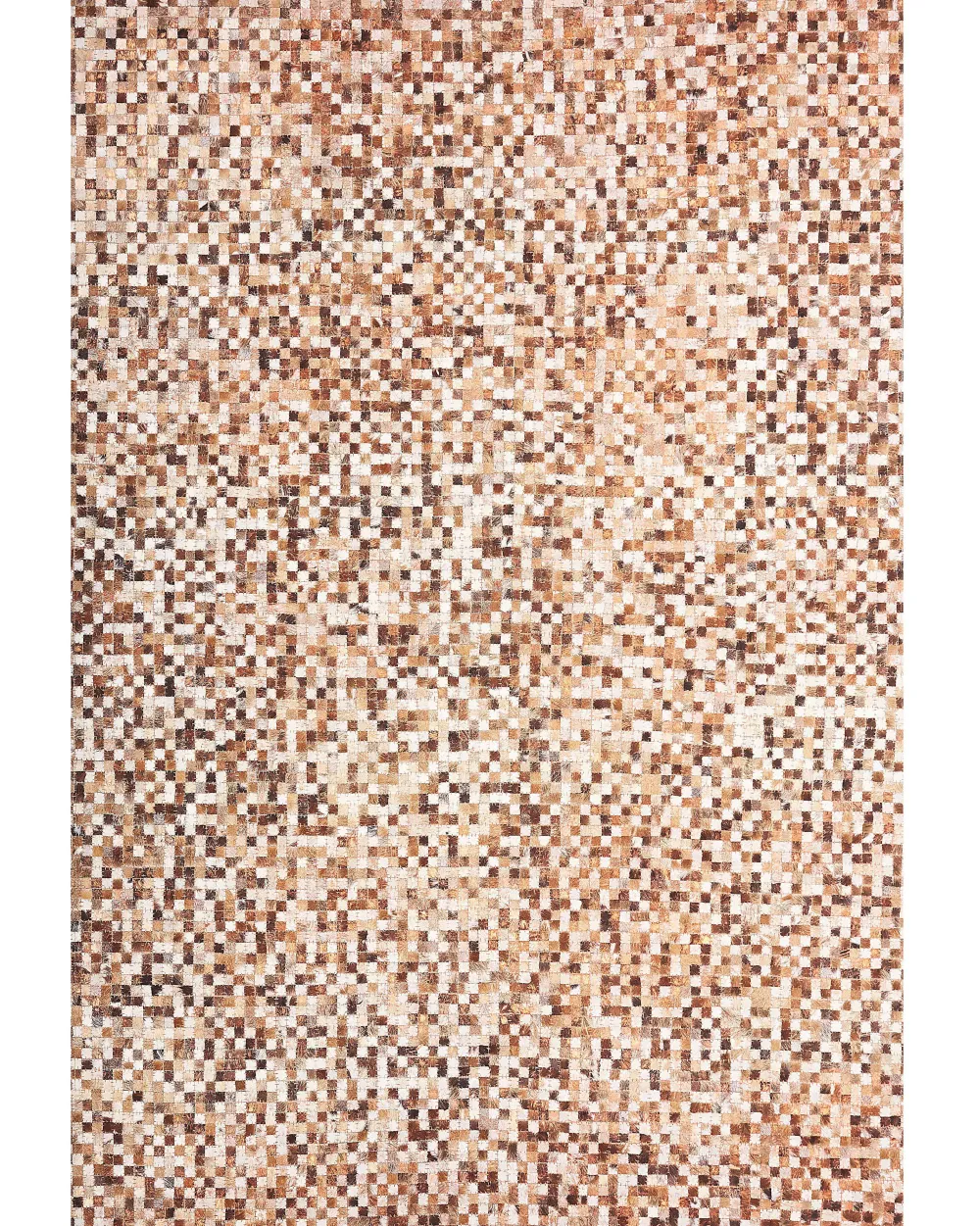 Online Beliani Matto Lehmannahka Ruskea/Beige 160 X 230 Cm Torul