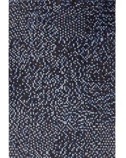 Matot<Beliani Matto Lehmannahka Ruskea/Sininen 160 X 230 Cm Ikisu