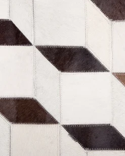 Matot<Beliani Matto Lehmannahka Valkoinen 160 X 230 Cm Alpkoy