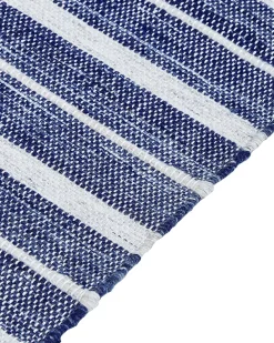 Matot<Beliani Matto Muovi Tummansininen 160 X 230 Cm Bademli