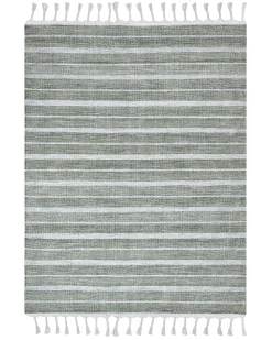 Flash Sale Beliani Matto Muovi Tummanvihrea 140 X 200 Cm Bademli