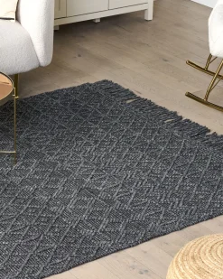 Matot<Beliani Matto Musta 200 X 300 Cm Alucra