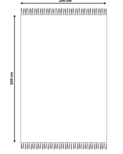 Matot<Beliani Matto Musta 200 X 300 Cm Alucra