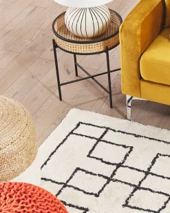 Matot<Beliani Matto Puuvilla Beige 160 X 230 Cm Turhal