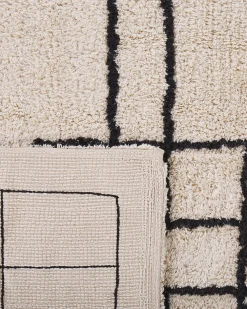 Matot<Beliani Matto Puuvilla Beige 160 X 230 Cm Turhal