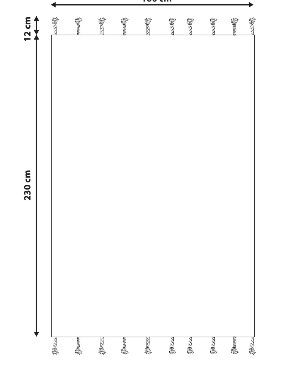 Online Beliani Matto Puuvilla Beige 160 X 230 Cm Corum