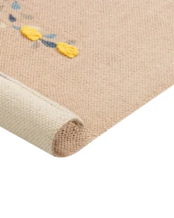 Matot<Beliani Matto Puuvilla Beige 80 X 150 Cm Seai