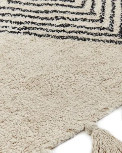 Discount Beliani Matto Puuvilla Beige 160 X 230 Cm Bulcok