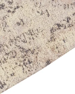 Fashion Beliani Matto Puuvilla Beige 160 X 230 Cm Matarim