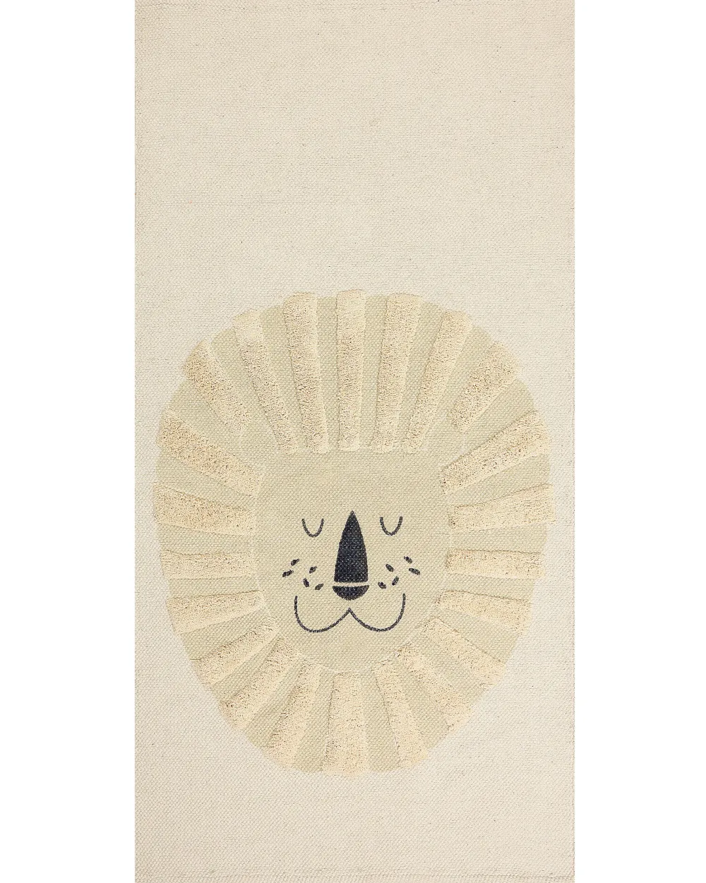 Lastenhuone<Beliani Matto Puuvilla Beige 80 X 150 Cm Balari