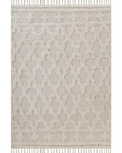 Cheap Beliani Matto Puuvilla Beige 160 X 230 Cm Suluova