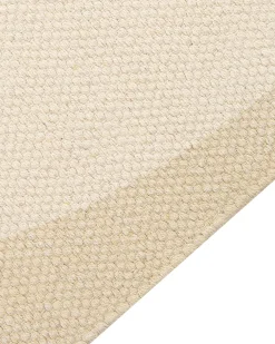 Matot<Beliani Matto Puuvilla Beige 80 X 150 Cm Simau