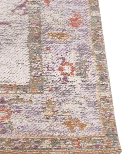 New Beliani Matto Puuvilla Beige 80 X 300 Cm Yanoba