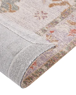 New Beliani Matto Puuvilla Beige 80 X 300 Cm Yanoba