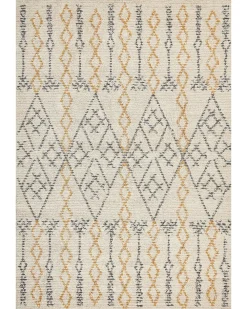 Clearance Beliani Matto Puuvilla Beige/Keltainen 160 X 230 Cm Kadapa