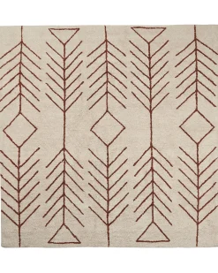 Flash Sale Beliani Matto Puuvilla Beige/Ruskea 200 X 200 Cm Akoren