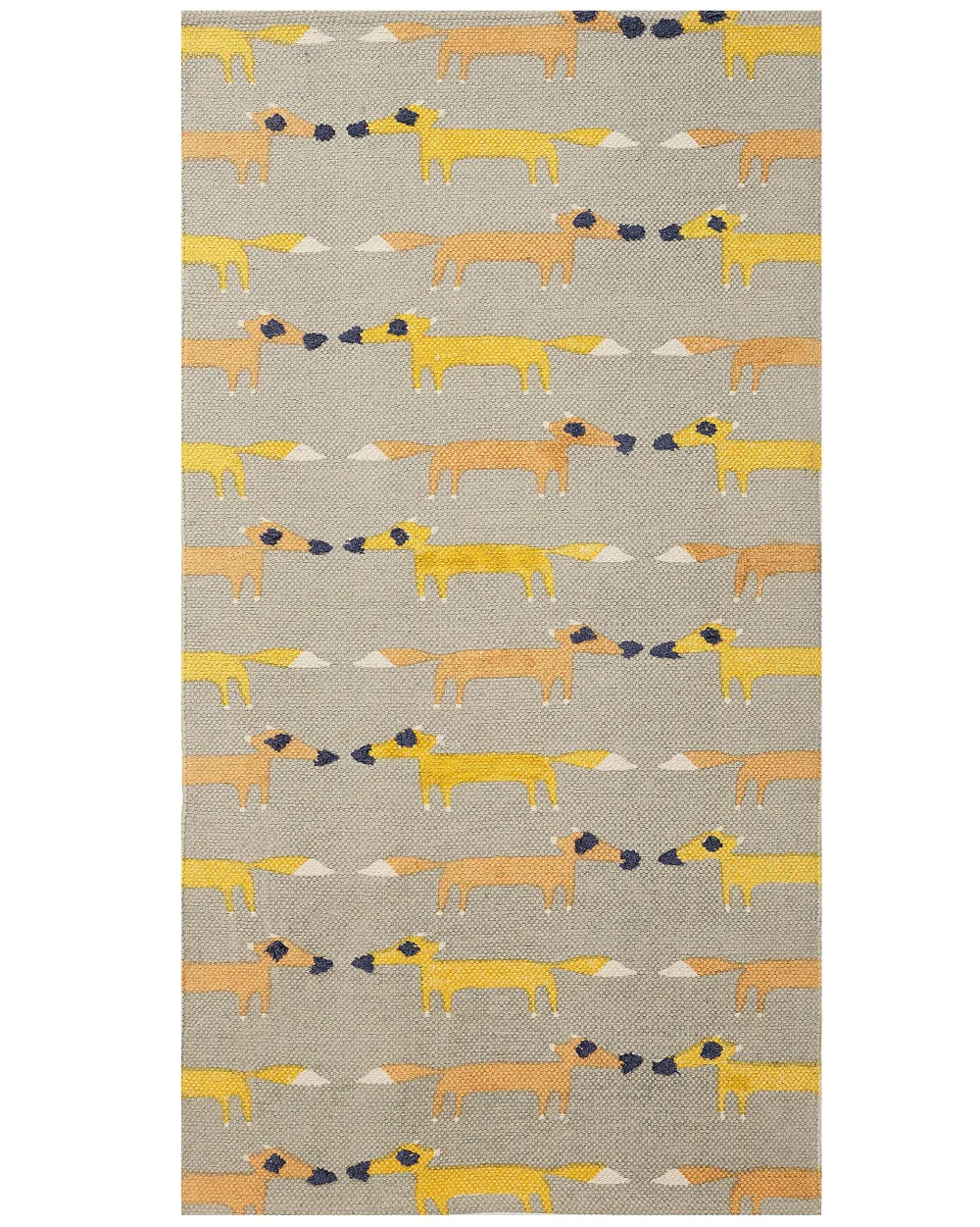 Lastenhuone<Beliani Matto Puuvilla Harmaa 80 X 150 Cm Bankgo