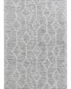 Matot<Beliani Matto Puuvilla Harmaa/Beige 160 X 230 Cm Edremit