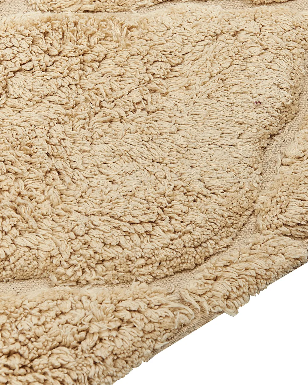 Best Sale Beliani Matto Puuvilla Hiekanruskea 160 X 230 Cm Sanliurfa