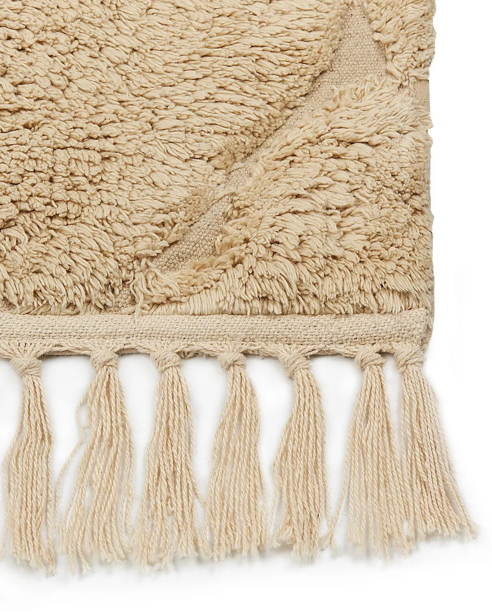 Best Sale Beliani Matto Puuvilla Hiekanruskea 160 X 230 Cm Sanliurfa