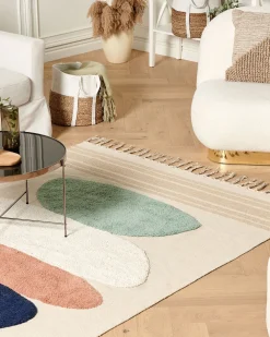 Matot<Beliani Matto Puuvilla Monivarinen 160 X 230 Cm Zeynak