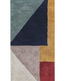 Matot<Beliani Matto Puuvilla Monivarinen 80 X 150 Cm Jalgaon