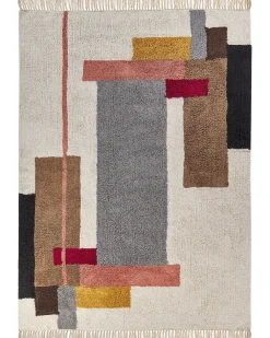 Cheap Beliani Matto Puuvilla Monivarinen 160 X 230 Cm Niksar