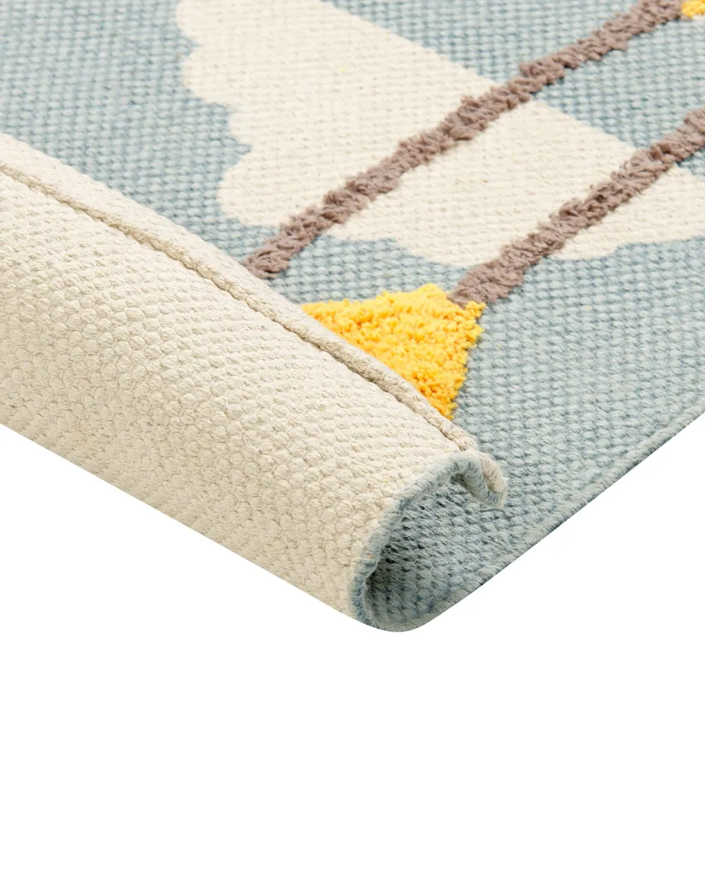 Lastenhuone<Beliani Matto Puuvilla Monivarinen 80 X 150 Cm Barus