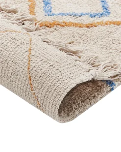 Shop Beliani Matto Puuvilla Monivarinen 160 X 230 Cm Kuskan