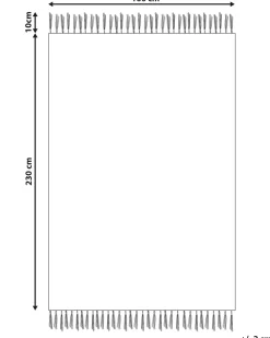 Best Beliani Matto Puuvilla Monivarinen 160 X 230 Cm Daran