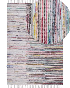 Sale Beliani Matto Puuvilla Monivarinen 160 X 230 Cm Mersin