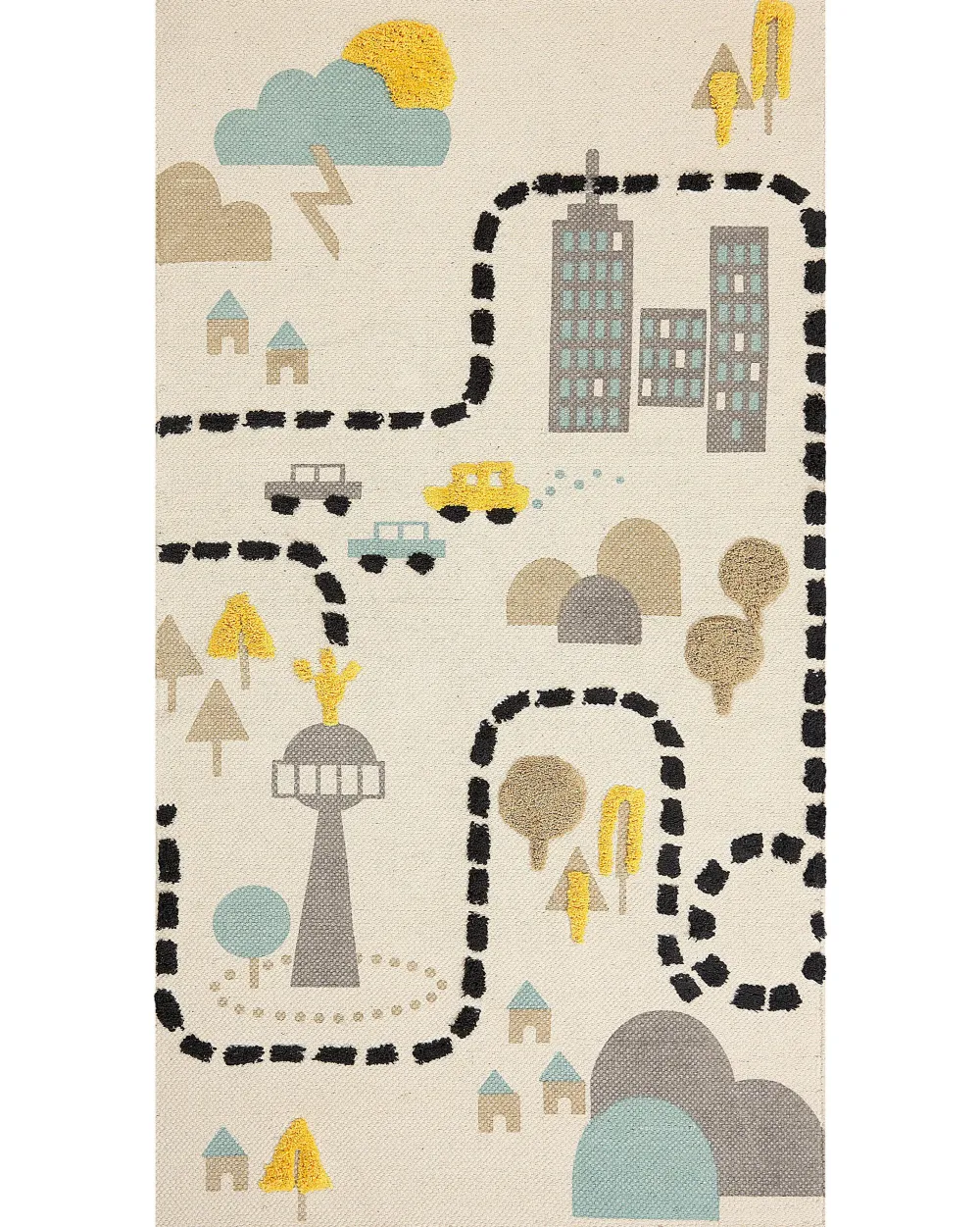 Lastenhuone<Beliani Matto Puuvilla Monivarinen 80 X 150 Cm Sazak