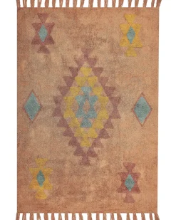 Matot<Beliani Matto Puuvilla Oranssi 160 X 230 Cm Igdir