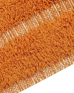 Matot<Beliani Matto Puuvilla Oranssi 80 X 150 Cm Hakkari