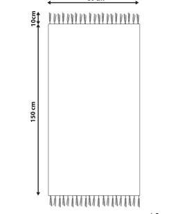 Matot<Beliani Matto Puuvilla Oranssi 80 X 150 Cm Hakkari