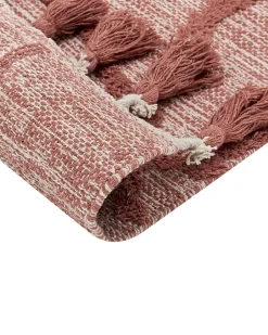 Matot<Beliani Matto Puuvilla Punainen 160 X 230 Cm Kirsehir