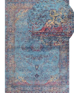 Matot<Beliani Matto Puuvilla Sininen 160 X 230 Cm Kansu