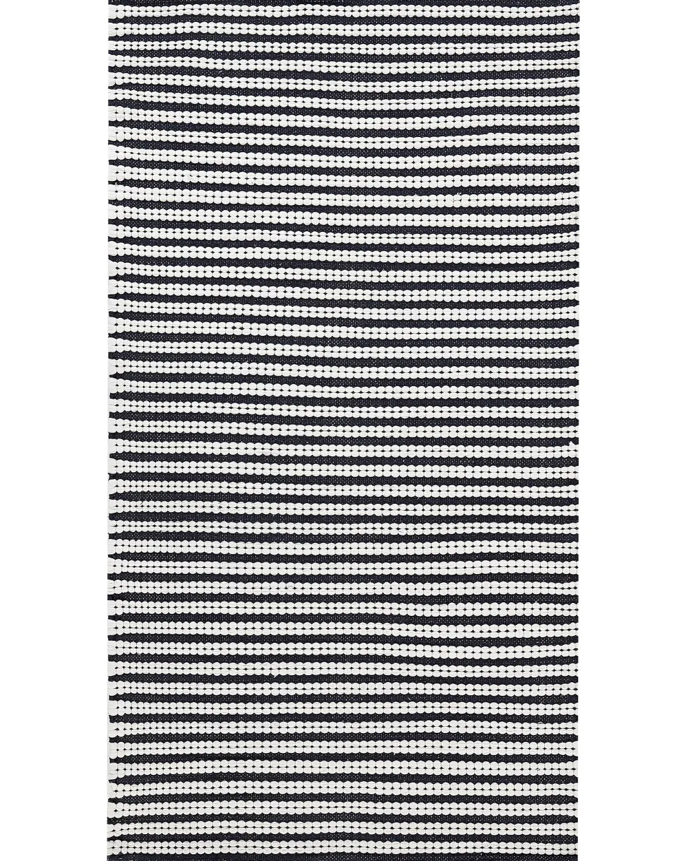 Best Sale Beliani Matto Puuvilla Valkoinen/Laivastonsininen 80 X 150 Cm Sofulu