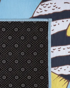 Shop Beliani Matto Sininen 80 X 140 Cm Fizme