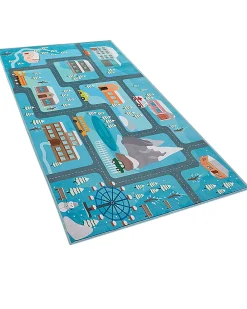 Hot Beliani Matto Sininen 80 X 150 Cm Kigi