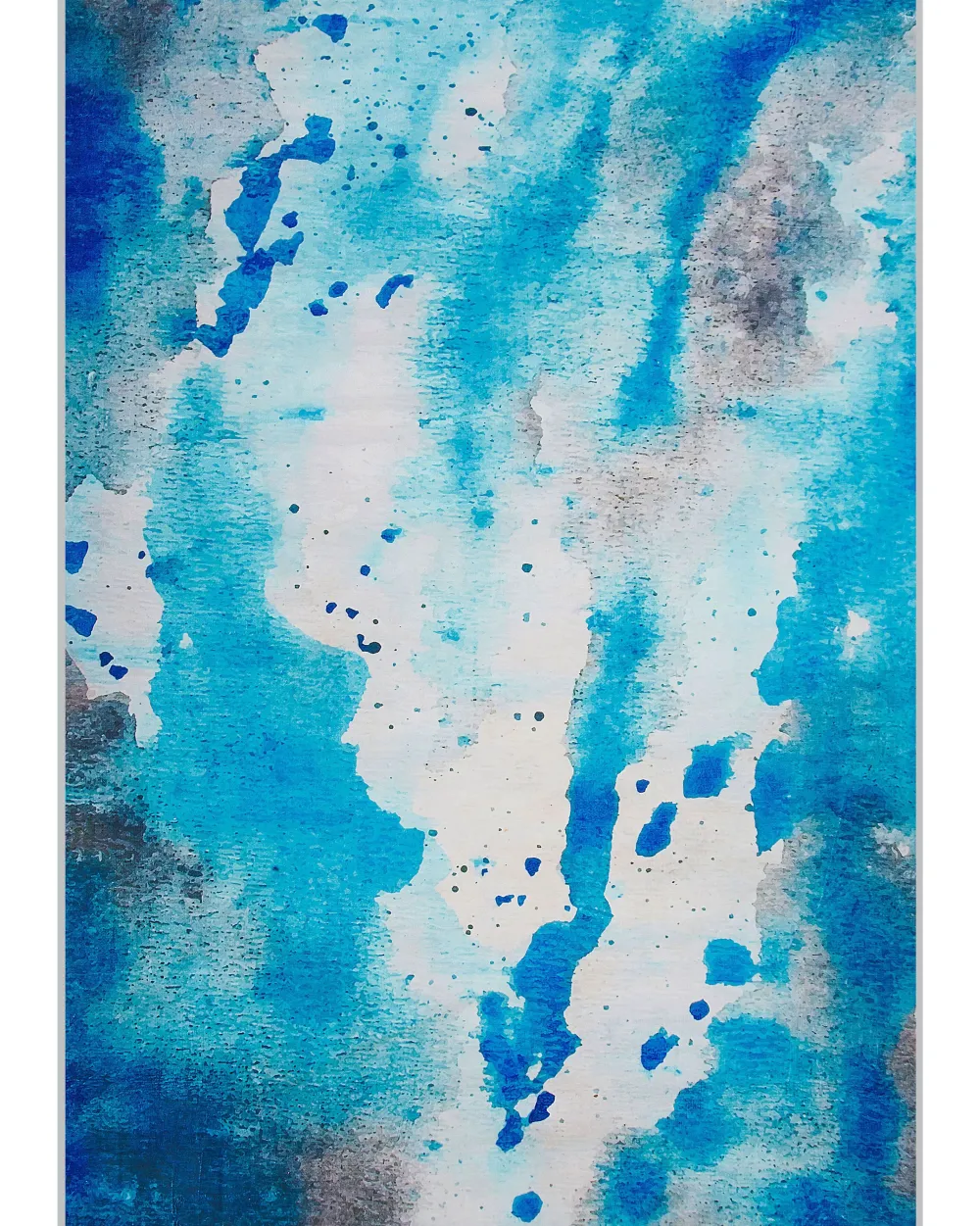 Online Beliani Matto Sininen/Harmaa 160 X 230 Cm Bozat