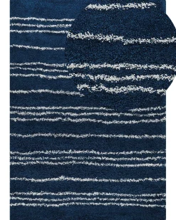 New Beliani Matto Sininen/Valkoinen 160 X 230 Cm Tashir