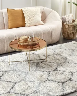 Discount Beliani Matto Vaalea Beige/Harmaa 160 X 230 Cm Yerevan