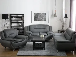 Matot<Beliani Matto Vaaleanharmaa 160 X 230 Cm Demre