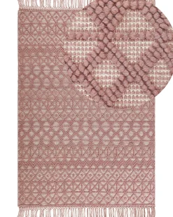 Discount Beliani Matto Vaaleanpunainen 160 X 230 Cm Alucra