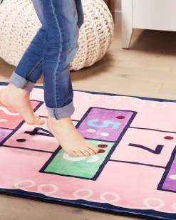 Store Beliani Matto Vaaleanpunainen 80 X 150 Cm Honaz